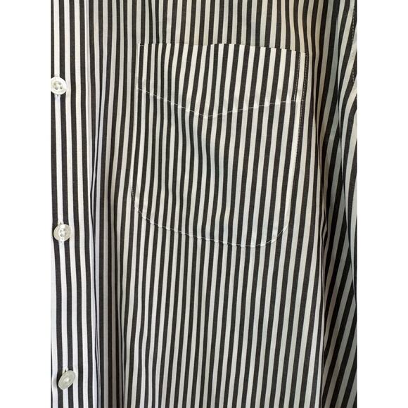 Cutter And Buck Long Sleeve XL Shirt Button Down Men’s Vertical Stripes EUC - Picture 3 of 5